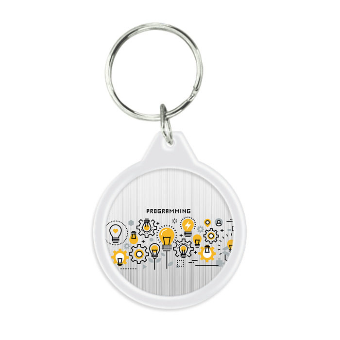 Брелок круглый Программирование 1 фото