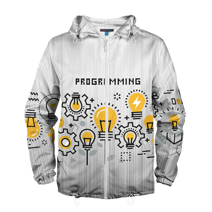 Мужская ветровка 3D Программирование 1 фото