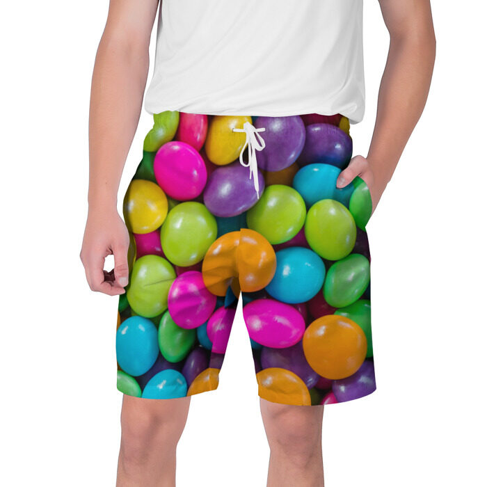 Мужские шорты 3D Конфетки фото