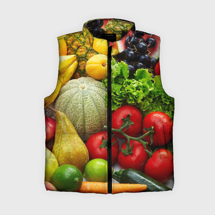 Женский жилет утепленный 3D Богатый урожай фото