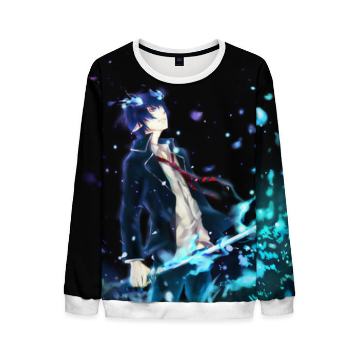 Мужской свитшот 3D Blue Exorcist фото