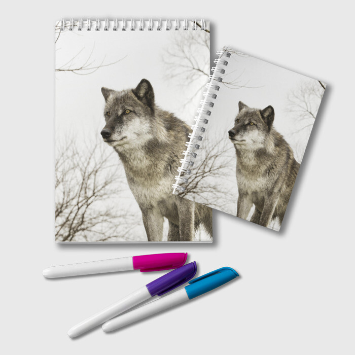 Блокнот Волк во весь рост фото