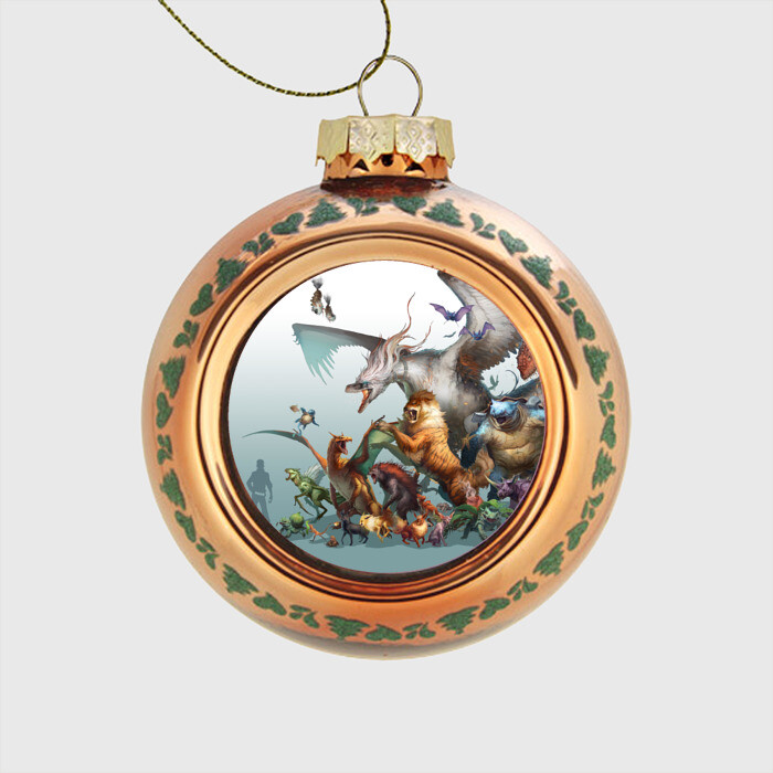 Стеклянный ёлочный шар Покемоны фото