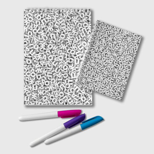 Блокнот Буквы фото