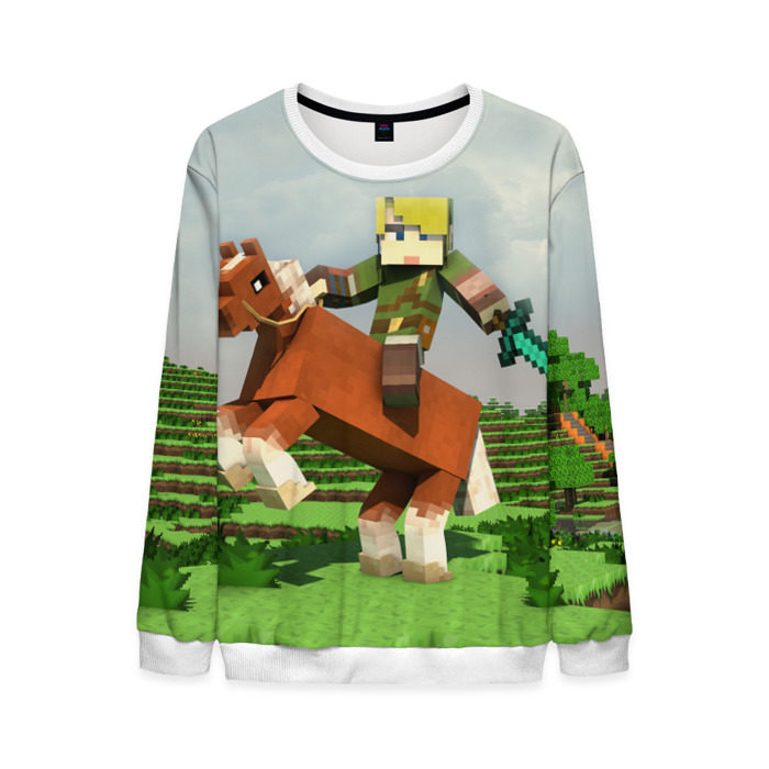 Мужской свитшот 3D Minecraft фото