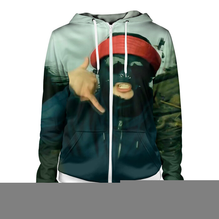 Женская толстовка 3D на молнии Патимейкер фото