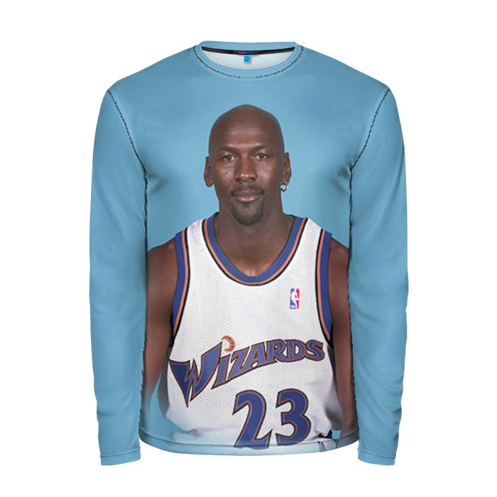 Мужской лонгслив 3D Michael Jordan фото