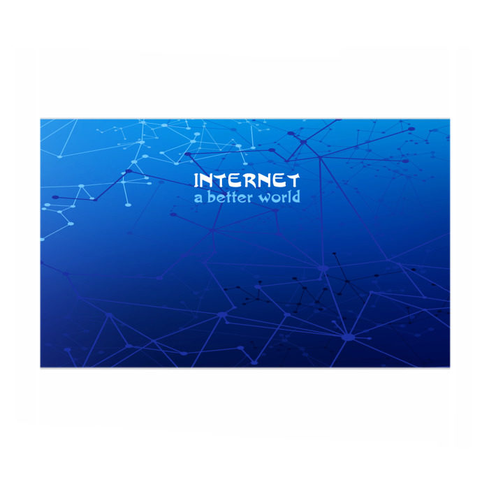 Бумага для упаковки 3D Интернет - лучший мир фото