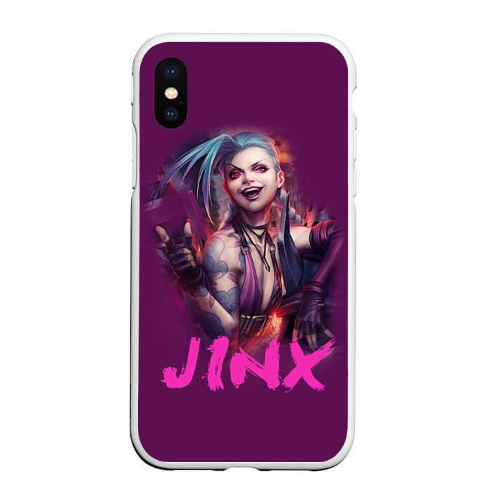Чехол для iPhone XS Max матовый Jinx фото