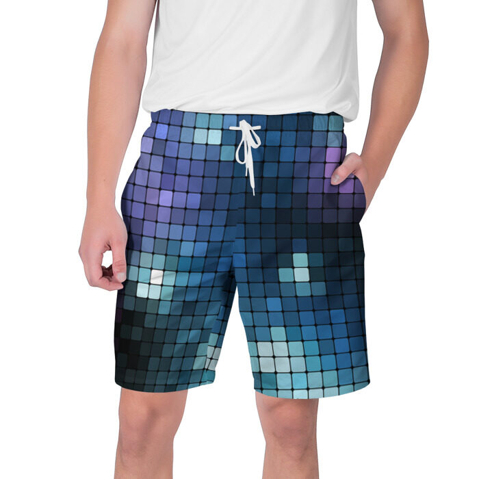 Мужские шорты 3D Квадраты фото