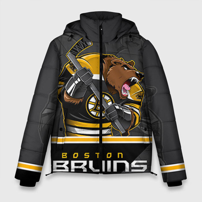Мужская зимняя куртка 3D Boston Bruins фото