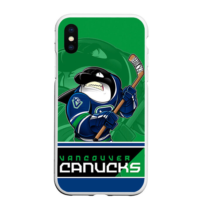 Чехол для iPhone XS Max матовый Vancouver Canucks фото