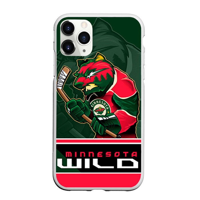 Чехол для iPhone 11 Pro матовый Minnesota Wild фото