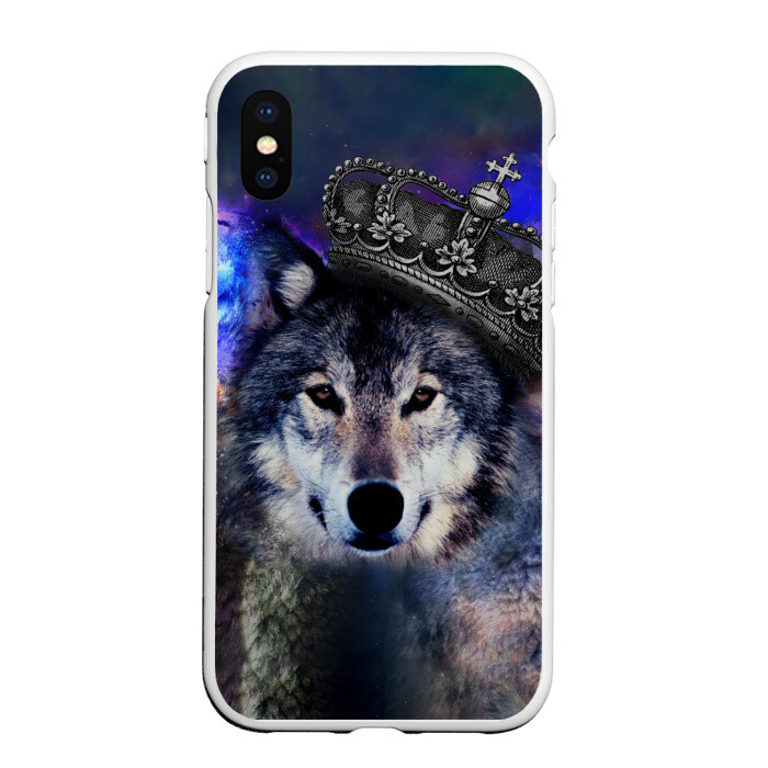 Чехол для iPhone XS Max матовый King Wolf фото