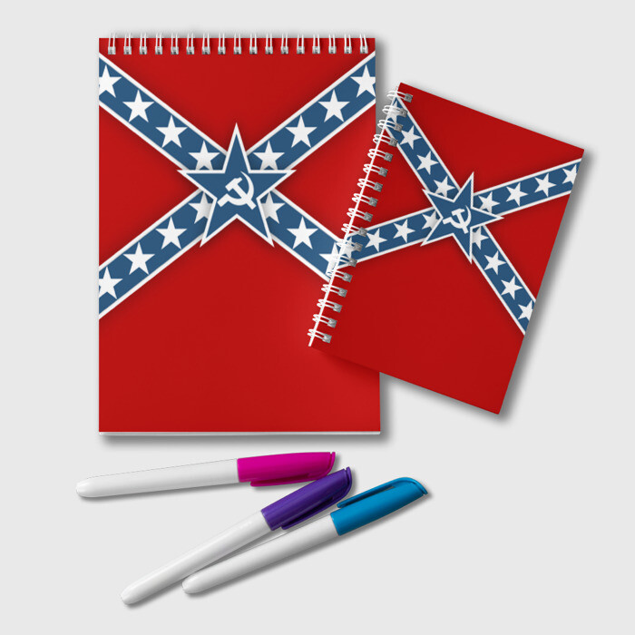 Блокнот Флаг советской конфедерации фото