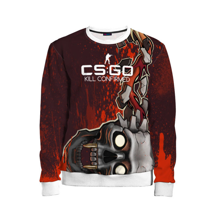 Детский свитшот 3D cs:go - Kill Confirmed Style (Убийство подтверждено) фото