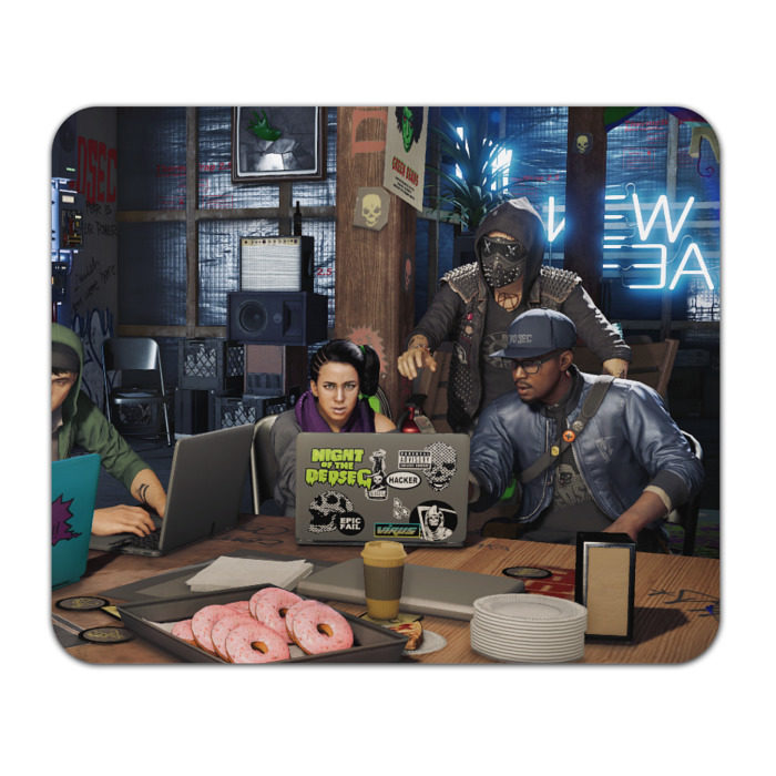 Коврик прямоугольный WATCH_DOGS 2 фото