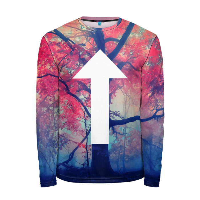 Мужской лонгслив 3D Тюр фото