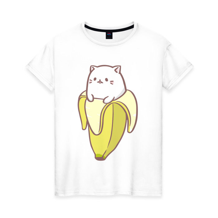 Женская футболка хлопок Бананька фото
