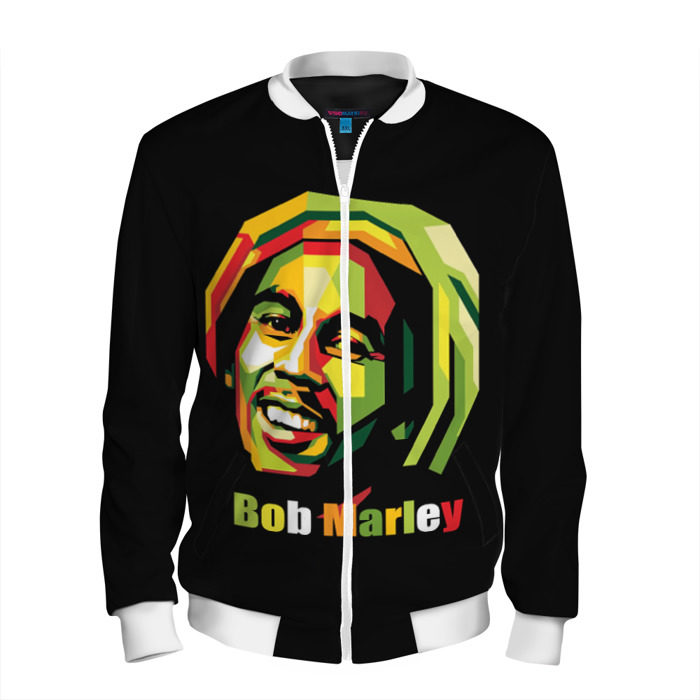 Мужской бомбер 3D Bob Marley фото