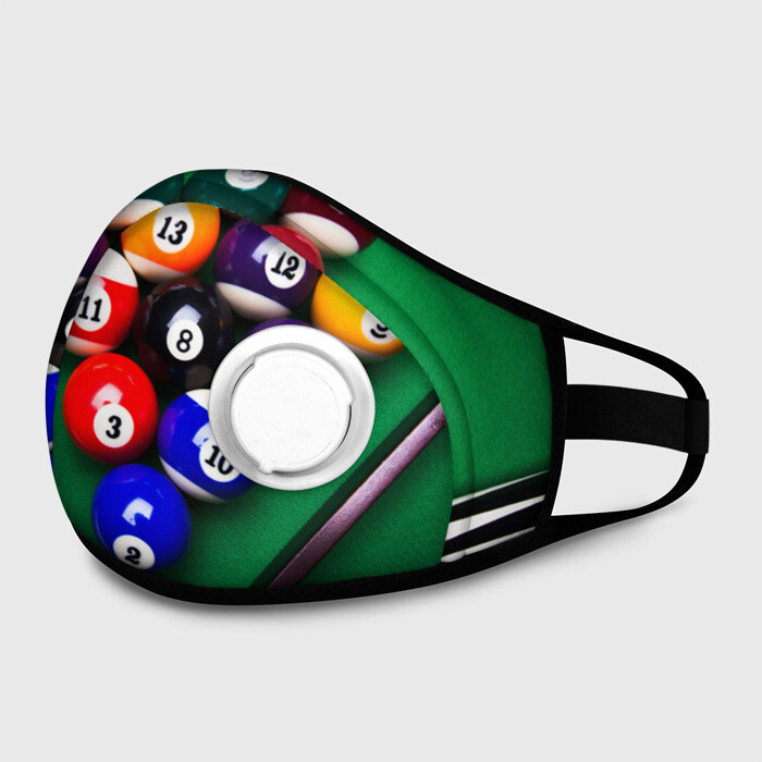 Маска из неопрена Бильярд фото