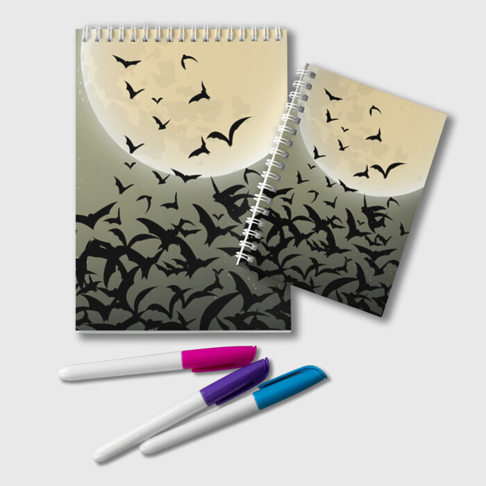 Блокнот Хэллоуин-принт фото