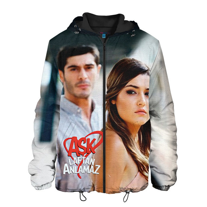 Мужская куртка 3D Любовь не понимает слов 3 фото