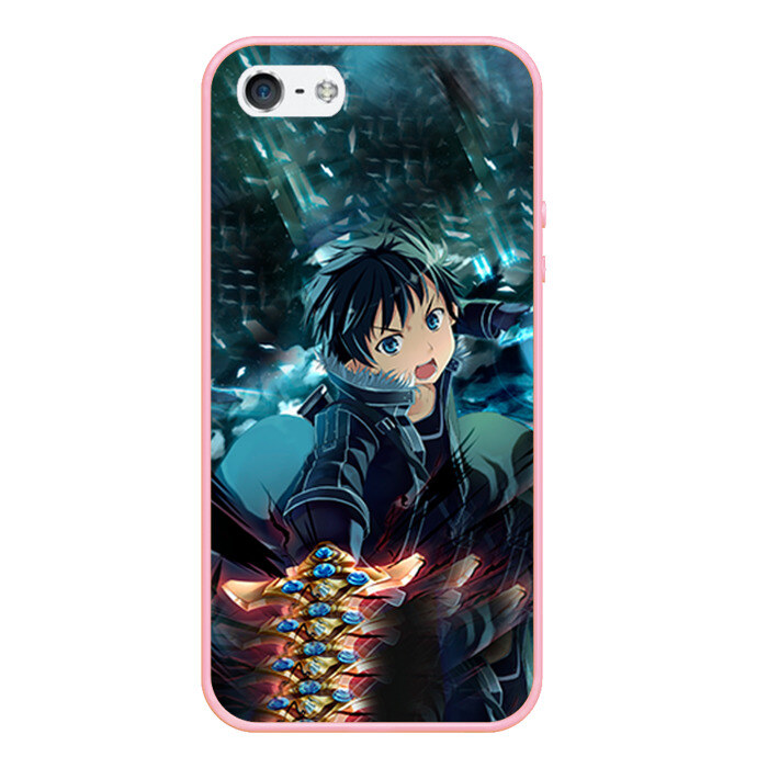 Чехол для iPhone 5/5S матовый Мастера меча онлайн фото