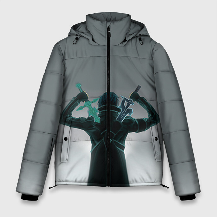 Мужская зимняя куртка 3D Мастера меча онлайн фото