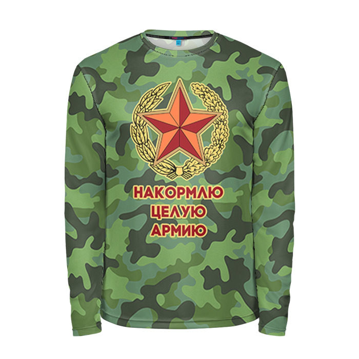 Мужской лонгслив 3D Повар 12 фото