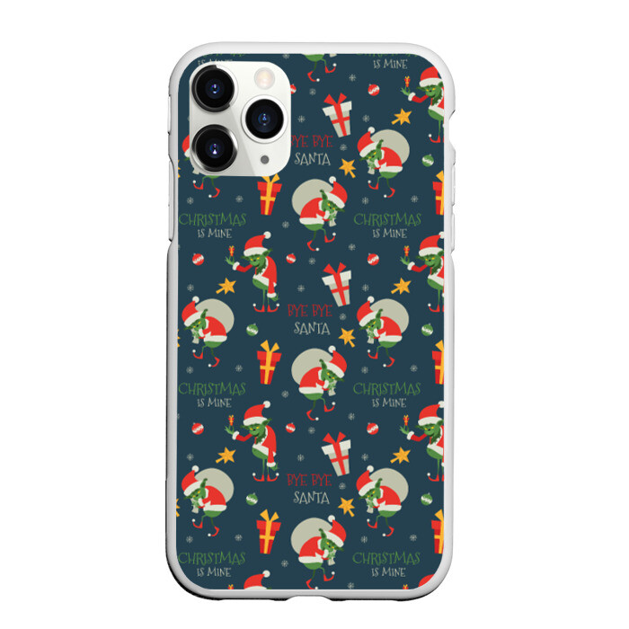 Чехол для iPhone 11 Pro матовый Гринч фото