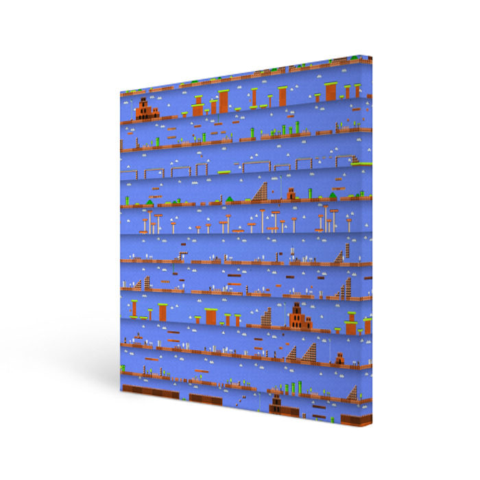 Холст квадратный Super Mario world фото