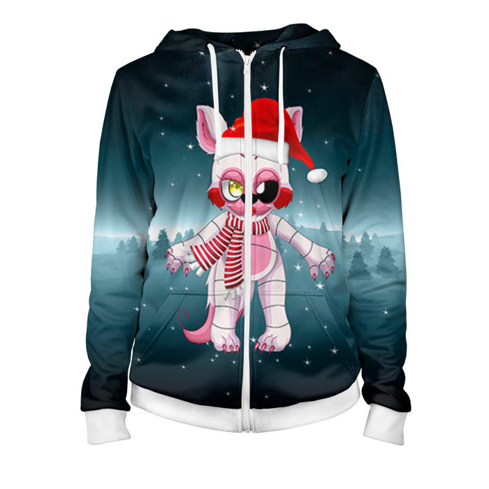 Женская толстовка 3D на молнии Five Nights At Freddy`s фото