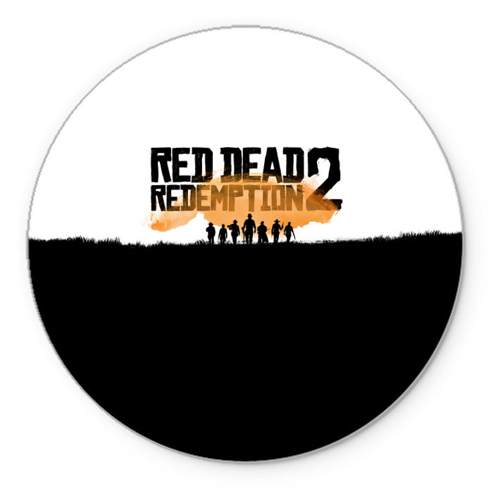 Коврик круглый Red Dead Redemption 2 фото
