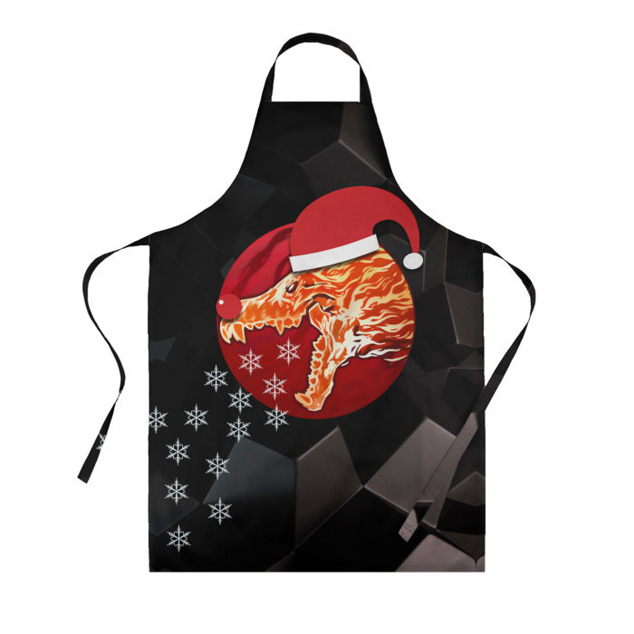 Фартук 3D Новогодний cs:go вой фото