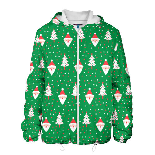 Мужская куртка 3D Новый год фото