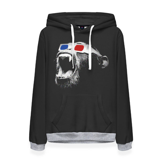 Женская толстовка 3D 3D Monkey фото