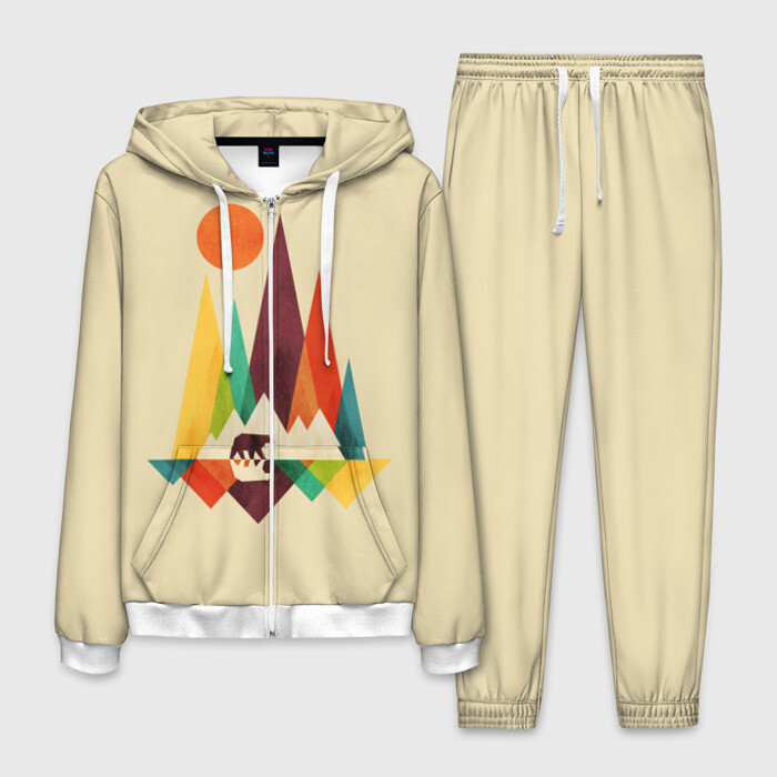 Мужской костюм 3D Медведь в горах фото