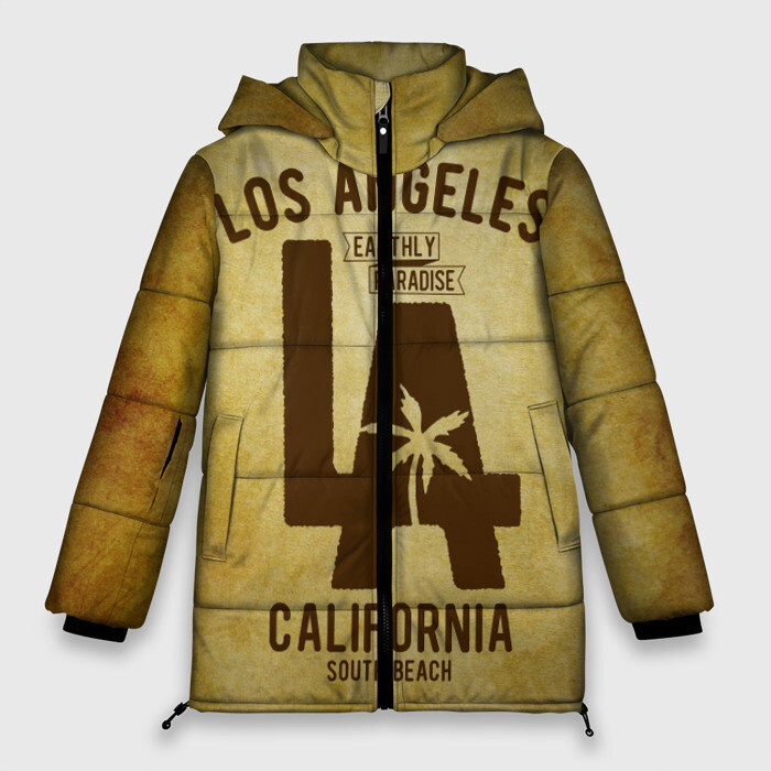 Женская зимняя куртка 3D Лос-Анджелес фото