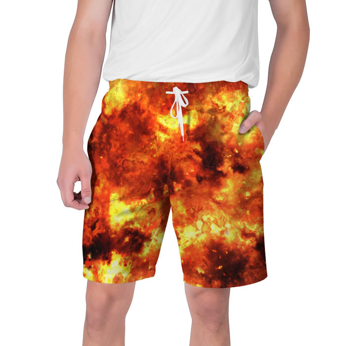 Мужские шорты 3D Взрывной гранж фото