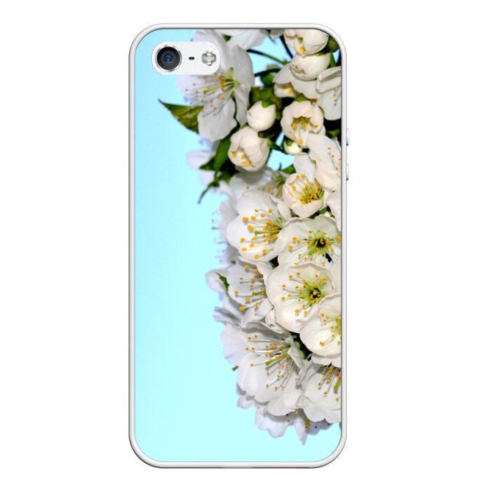 Чехол для iPhone 5/5S матовый Сакура фото