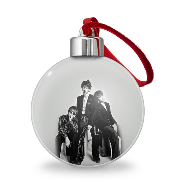 Ёлочный шар К-поп группа bts 3 фото