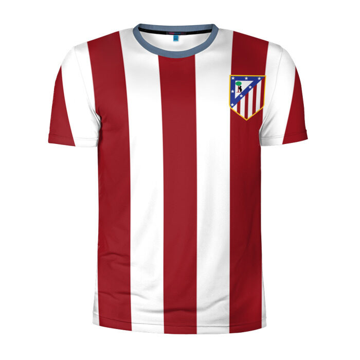 Мужская футболка 3D спортивная Атлетико Мадрид фото