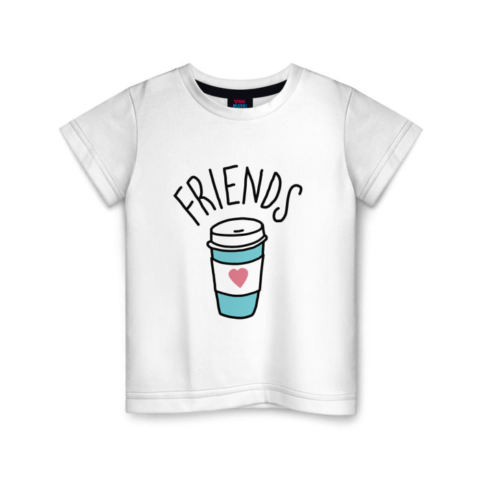 Детская футболка хлопок best friends фото