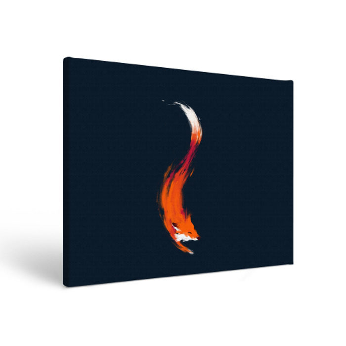 Холст прямоугольный Хитрая лисичка фото