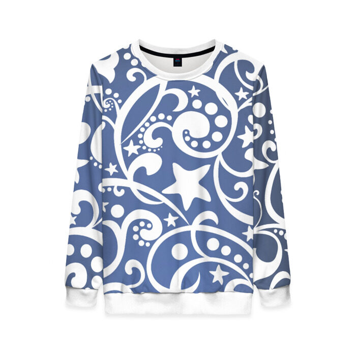 Женский свитшот 3D Нежный xолод фото