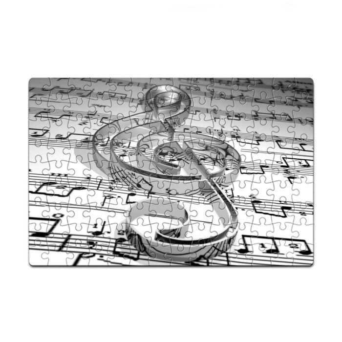 Пазл магнитный 126 элементов Скрипичный ключ фото