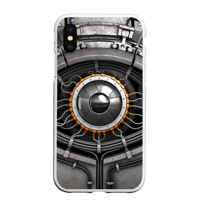 Чехол для iPhone XS Max матовый Android eye фото