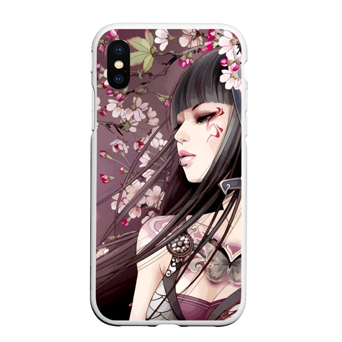 Чехол для iPhone XS Max матовый Девушка с оружием фото