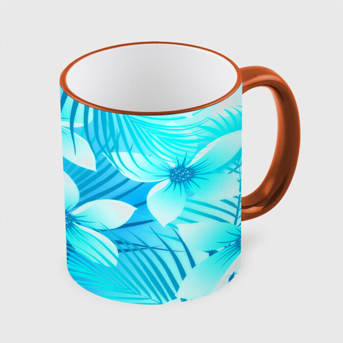 Кружка 3D Tropical Flower фото